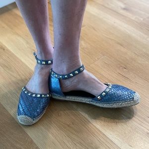 Marc fisher blue 9.5 flats medium